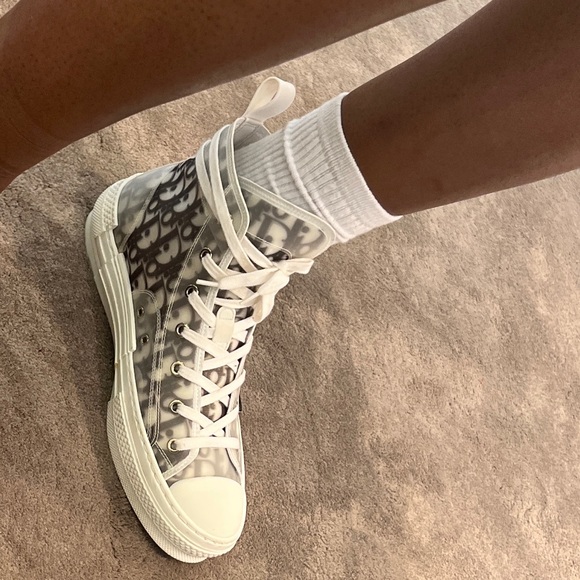 B23 HIGH-TOP SNEAKERS IN DIOR OBLIQUE - Picture 5 of 5